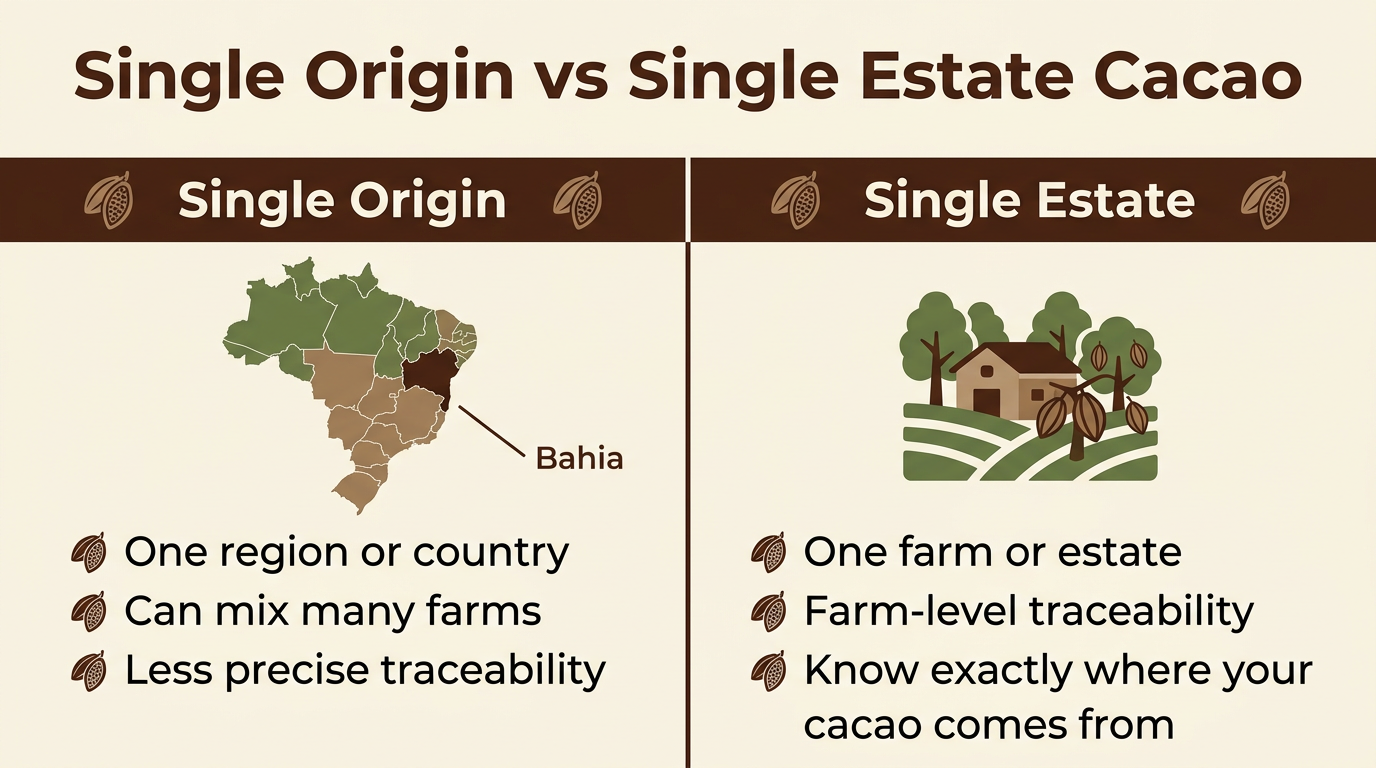 Single Estate vs Single Origin: Why It Matters for Your Cacao