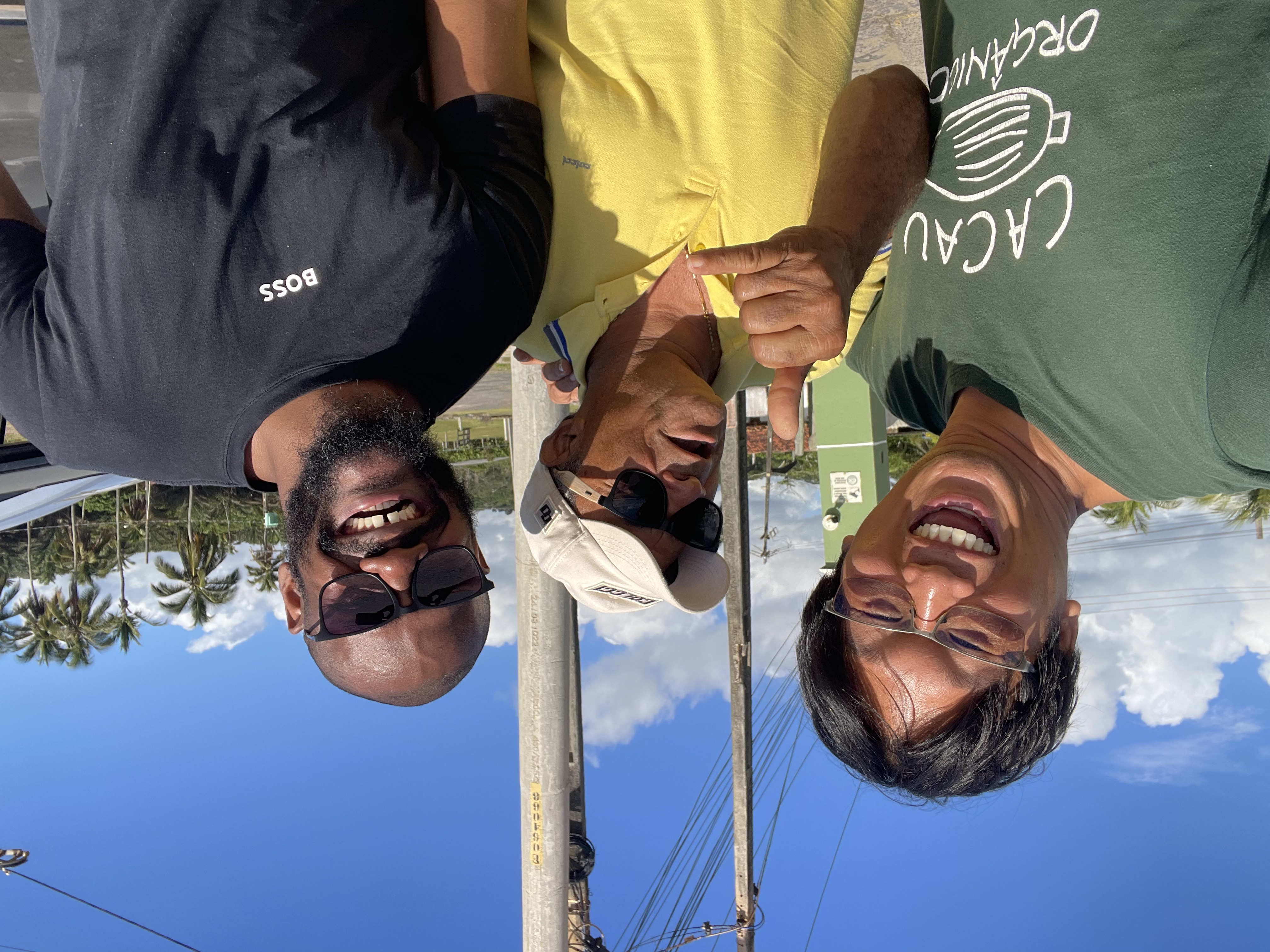 Dropping off cacao from Vivi's farm for 2025