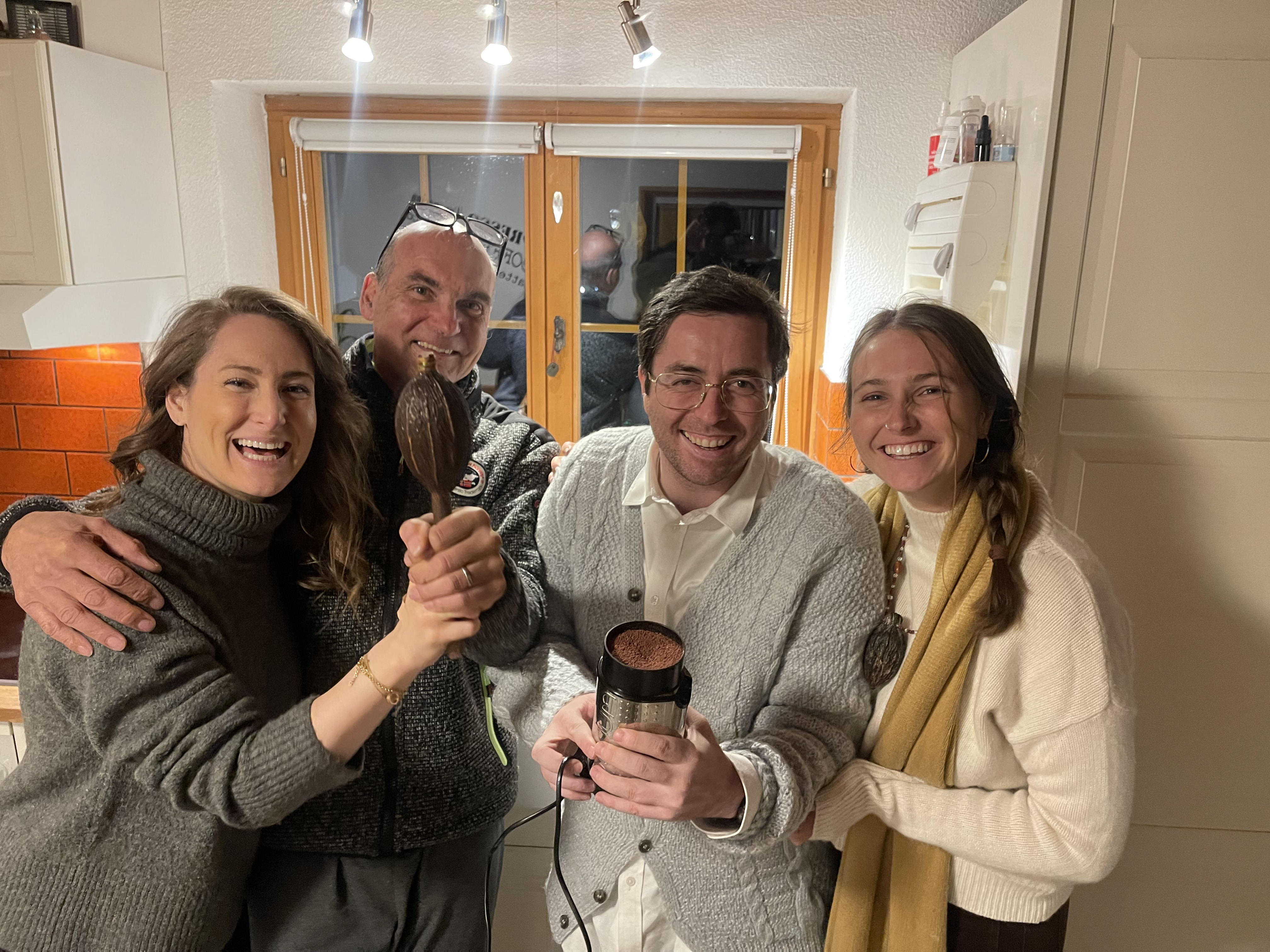 Gathering with Hans-Martin and team near Heierling Ski shop